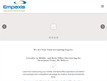 Tablet Screenshot of empaxis.com